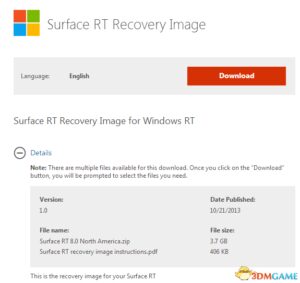 Windows RT 8.1让平板变砖 微软发布恢复镜像